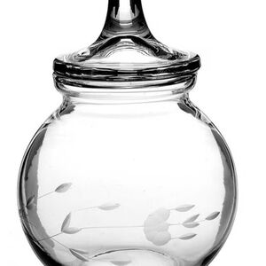 Princess House Heritage Cotton Ball Jar With Lid